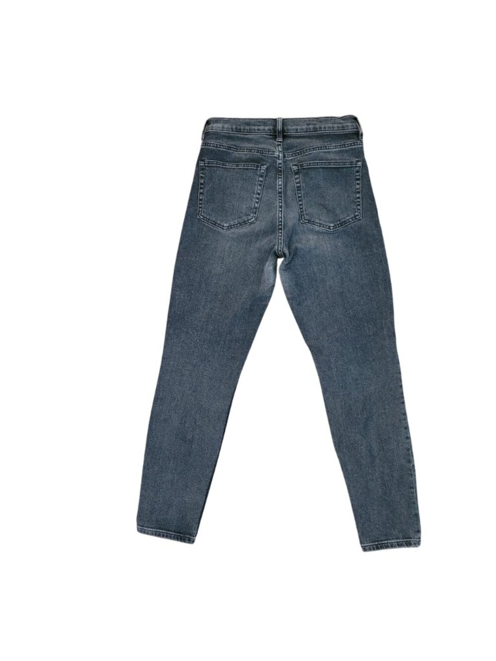 Everlane The Mid-Rise Skinny Stretch Jeans Womens Size 27 Black Denim Ankle - Picture 2 of 7